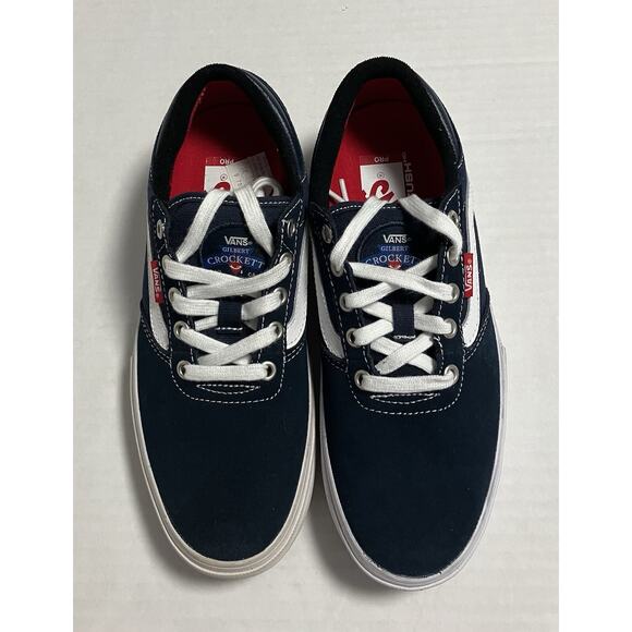 Mens Boys Vans Pro UltraCush Skateboard Shoe Sneakers Navy White Sz 7 NWOB main image 11